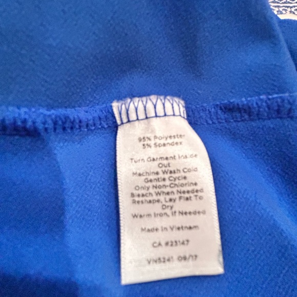 Talbots Women’s Blue Top,Plus  Size 3X Long Sleeve Blouse, Special Occasion - Picture 5 of 6